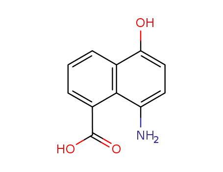 1-Naphthoicacid,8-amino-5-hydroxy-(4CI)