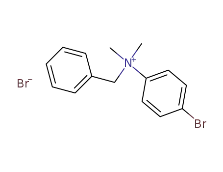 Molecular Structure of 104292-32-2 (Benzenemethanaminium, N-(4-bromophenyl)-N,N-dimethyl-, bromide)