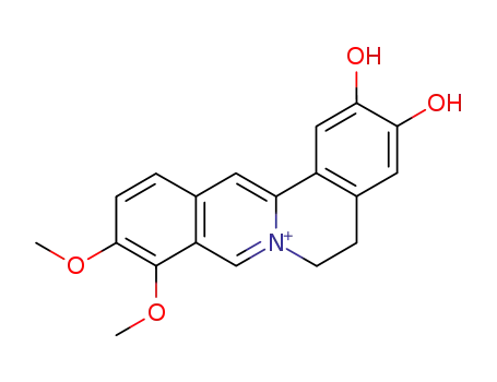 Molecular Structure of 25459-91-0 (DeMethyleneberberine)