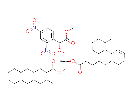 1-O-palmitoyl-2-[(9z)-octadenoyl]-3-[methyl α-(2,4-dinitrophenyl)acetate]glycerol