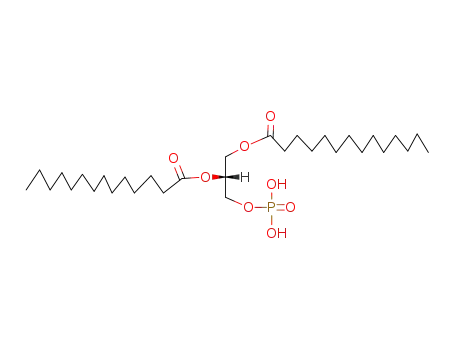 Molecular Structure of 28874-52-4 (1 2-DIMYRISTOYL-SN-GLYCERO-3-PHOSPHATE)