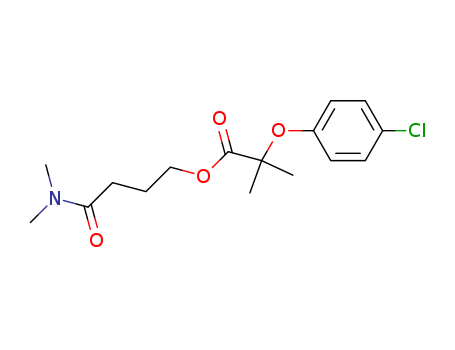Propanoic acid,2-(4-chlorophenoxy)-2-methyl-, 4-(dimethylamino)-4-oxobutyl ester
