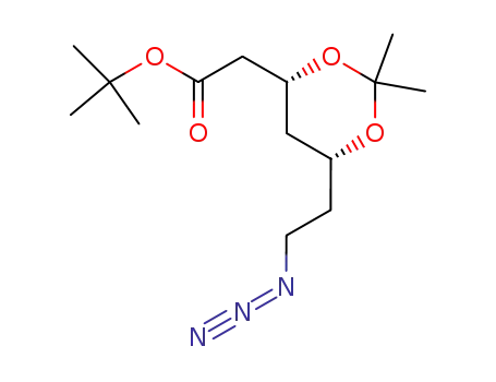 1,3-Dioxane-4-acetic acid, 6-(2-azidoethyl)-2,2-dimethyl-,
1,1-dimethylethyl ester, (4R,6R)-