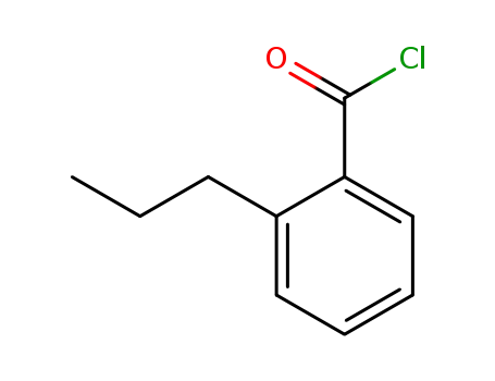 Molecular Structure of 63620-04-2 (Benzoyl chloride, 2-propyl- (9CI))