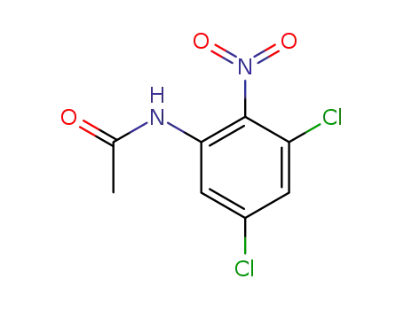 Molecular Structure of 342043-37-2 (N-{3,5-dichloro-2-nitrophenyl}acetamide)