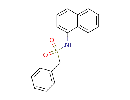 Benzenemethanesulfonamide, N-1-naphthalenyl-