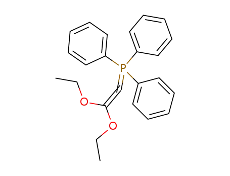 Molecular Structure of 21882-77-9 (Phosphorane, (diethoxyethenylidene)triphenyl-)