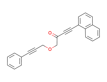 3-Butyn-2-one, 4-(1-naphthalenyl)-1-[(3-phenyl-2-propyn-1-yl)oxy]-