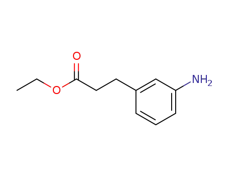 Molecular Structure of 10039-64-2 (ethyl 3-(m-aminophenyl)propionate)