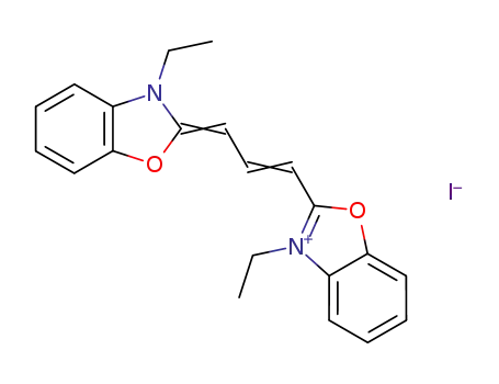 Molecular Structure of 905-96-4 (3 3'-DIETHYLOXACARBOCYANINE IODIDE  98)