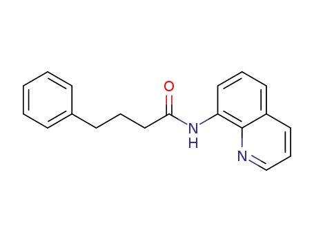 Molecular Structure of 1449300-08-6 (4-phenyl-N-(quinolin-8-yl)butanamide)