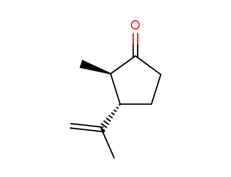 Cyclopentanone, 2-methyl-3-(1-methylethenyl)-, cis-