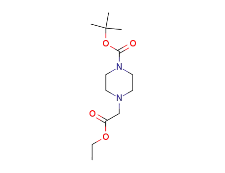 Molecular Structure of 209667-59-4 (1-Boc-4-ethoxycarbonylmethylpiperazine)