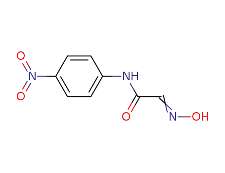 Molecular Structure of 17122-62-2 (2-HYDROXYIMINO-N-(4-NITRO-PHENYL)-ACETAMIDE)
