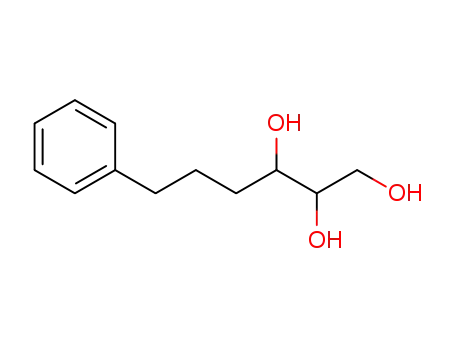 Molecular Structure of 1400695-43-3 (6-phenylhexane-1,2,3-triol)