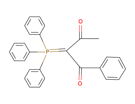 Molecular Structure of 1474-93-7 (1,3-Butanedione, 1-phenyl-2-(triphenylphosphoranylidene)-)