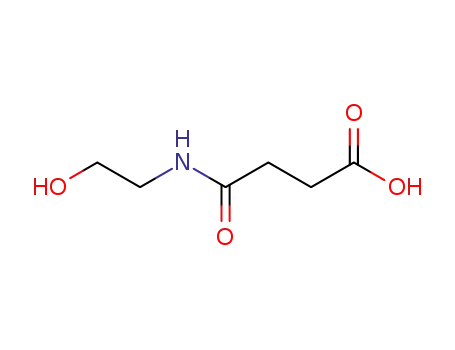 Molecular Structure of 147578-52-7 (Butanoic acid, 4-[(2-hydroxyethyl)amino]-4-oxo-)