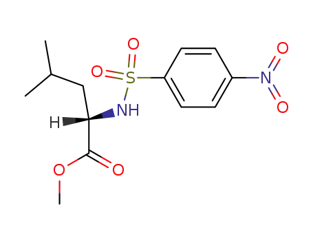 (S)-methyl 4-methyl-2-(4-nitrophenylsulfonamido)pentanoate
