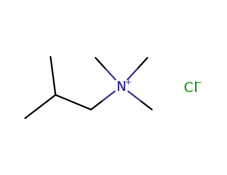 Molecular Structure of 3004-48-6 (1-Propanaminium, N,N,N,2-tetramethyl-, chloride)