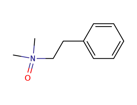 Molecular Structure of 19270-13-4 (Benzeneethanamine, N,N-dimethyl-, N-oxide)