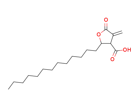 3-Furancarboxylic acid,tetrahydro-4-methylene-5-oxo-2-tridecyl-