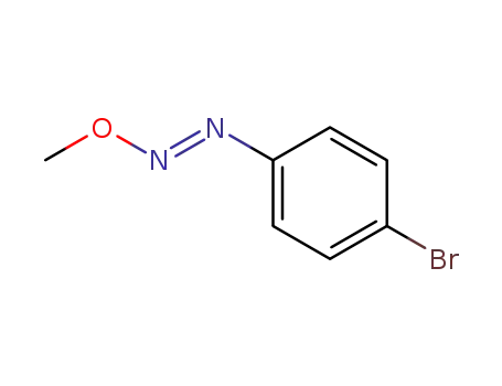 Molecular Structure of 62375-86-4 (Diazene, (4-bromophenyl)methoxy-, (E)-)