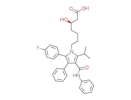 Molecular Structure of 887196-27-2 (5'-deshydroxy atorvastatin)