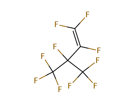 Molecular Structure of 21581-82-8 (1,1,2,3,4,4,4-heptafluoro-3-(trifluoromethyl)but-1-ene)