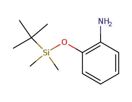 Molecular Structure of 69589-21-5 (O-tert-butyldimethylsilyl-2-aminophenol)
