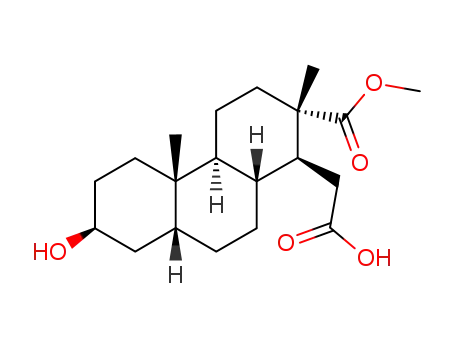 Molecular Structure of 2943-02-4 (3β-hydroxy-16,17-seco-5β-androstanedioic acid-(16.17)-17-methyl ester)