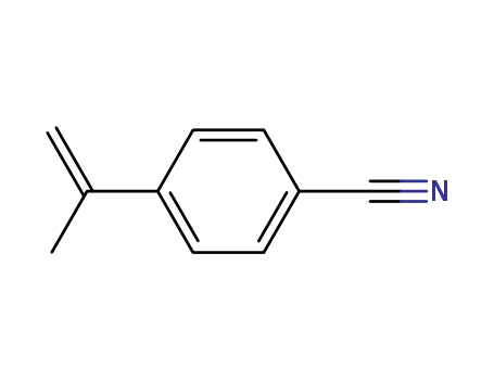 Molecular Structure of 19956-03-7 (Benzonitrile, 4-(1-methylethenyl)-)