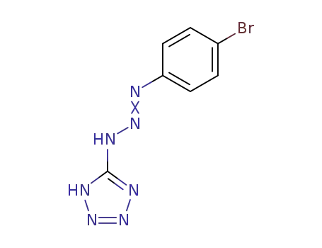 Molecular Structure of 93680-30-9 (C<sub>7</sub>H<sub>6</sub>BrN<sub>7</sub>)