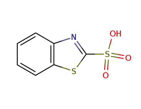 Molecular Structure of 941-57-1 (2-Benzothiazolesulfonicacid(6CI,7CI,8CI,9CI))