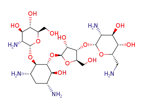 (1S,2S,3R,4S,6R)-4,6-diamino-2-{[3-O-(2,6-diamino-2,6-dideoxy-D-glucopyranosyl)-beta-D-ribofuranosyl]oxy}-3-hydroxycyclohexyl 2-amino-2-deoxy-alpha-D-glucopyranoside
