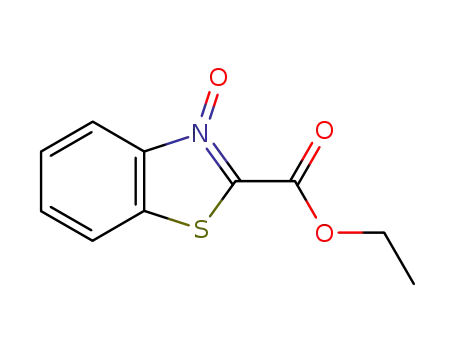 2-Benzothiazolecarboxylicacid,ethylester,3-oxide(8CI,9CI)
