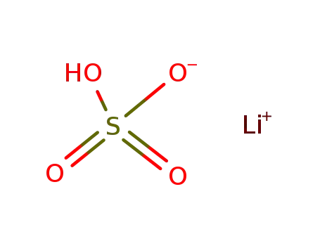 Molecular Structure of 13453-86-6 (LITHIUM BISULFATE)