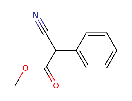 Benzeneacetic acid, a-cyano-, methyl ester