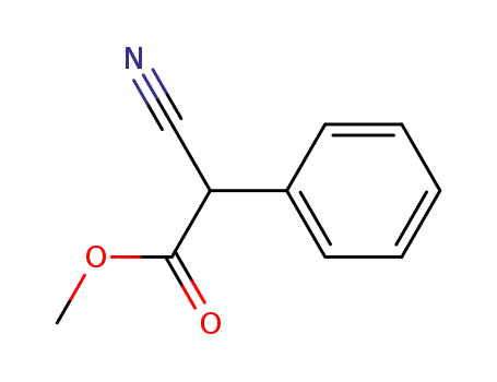 Benzeneacetic acid, a-cyano-, methyl ester