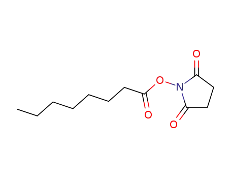 Molecular Structure of 14464-30-3 (CAPRYLIC ACID N-SUCCINIMIDYL ESTER)