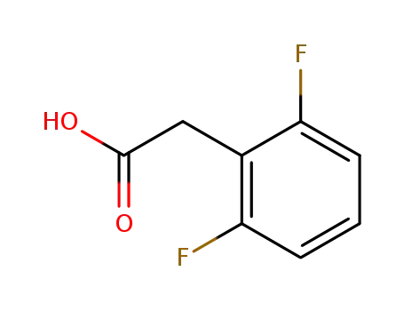 Molecular Structure of 85068-28-6 (2,6-Difluorophenylacetic acid)
