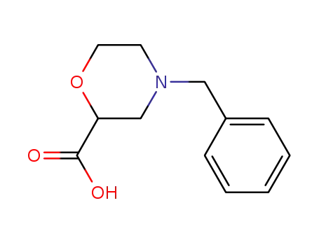 Molecular Structure of 769087-80-1 (4-BENZYL-MORPHOLINE-2-CARBOXYLIC ACID)