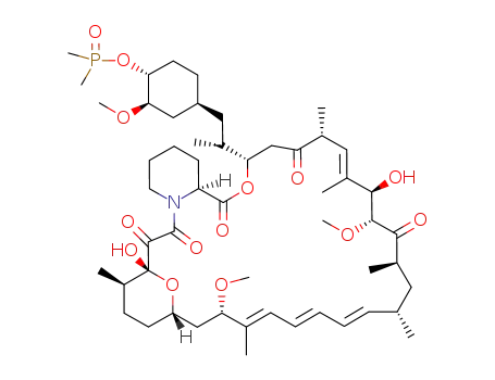 (1R,9S,12S,15R,16E,18R,19R,21R,23S,24E,26E,28E,30S,35R)-12-[(2R)-1-[(1S,3R)-4-dimethylphosphoryloxy-3-methoxycyclohexyl]propan-2-yl]-1,18-dihydroxy-19,30-dimethoxy-15,17,21,23,29,35-hexamethyl-11,36-dioxa-4-azatricyclo[30.3.1.04,9]hexatriaconta-16,24,26,28-tetraene-2,3,10,14,20-pentone