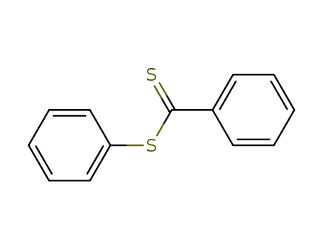 Molecular Structure of 949-00-8 (Benzenecarbodithioic acid, phenyl ester)