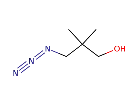 Molecular Structure of 51916-35-9 (3-azido-2,2-dimethyl-1-propanol)