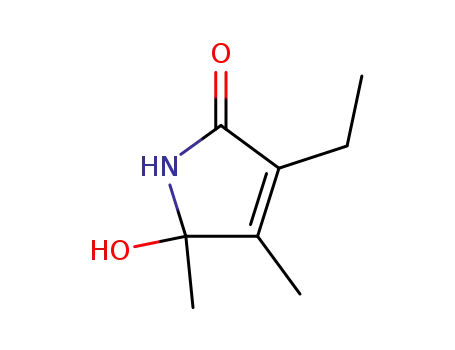Molecular Structure of 53573-42-5 (2-hydroxyhemopyrroline-5-one)