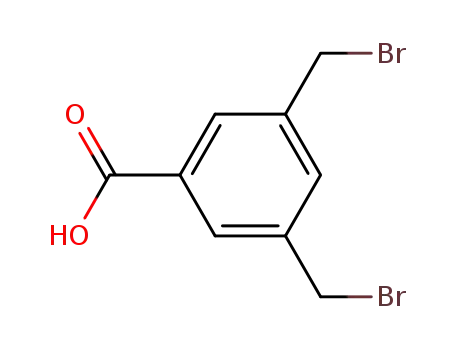 Molecular Structure of 94111-75-8 (3,5-bis(bromomethyl)benzoic acid)