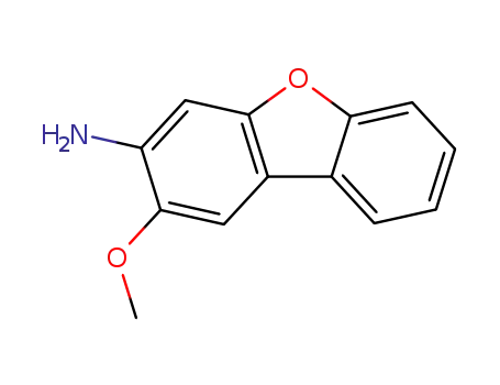 Molecular Structure of 5834-17-3 (3-AMINO-2-METHOXYDIBENZOFURAN)