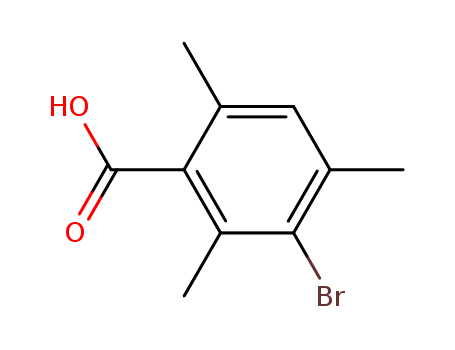 Benzoic acid, 3-bromo-2,4, 6-trimethyl- cas  5333-13-1