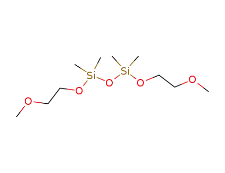 Molecular Structure of 18001-62-2 (1,3-bis-(2-methoxy-ethoxy)-1,1,3,3-tetramethyl-disiloxane)