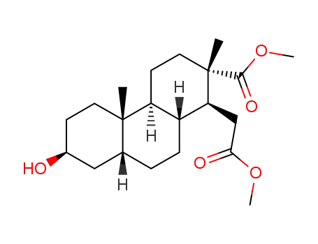 Molecular Structure of 2943-04-6 (3β-hydroxy-16,17-seco-5β-androstanedioic acid-(16.17)-dimethyl ester)